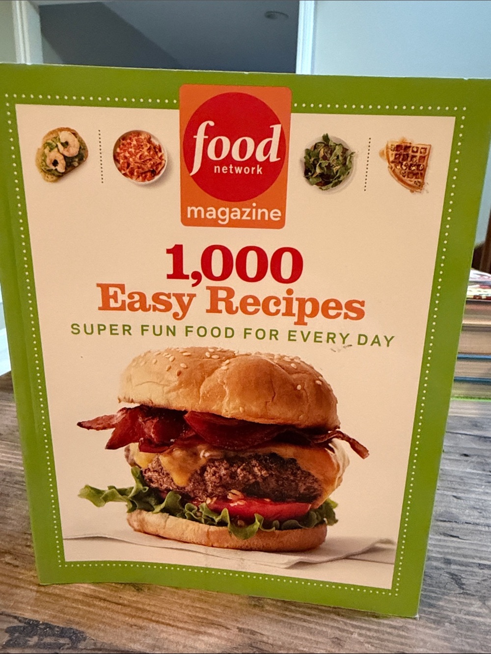 Food Network 1,000 Easy Recipes Softcover Cookbook